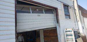 off-track garage door