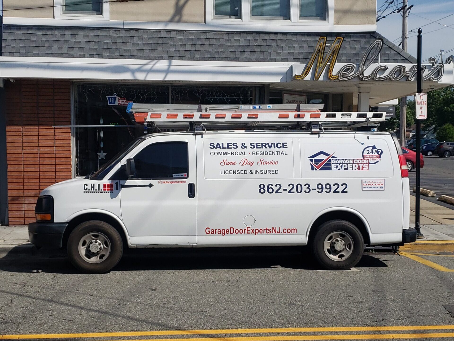 Garage Door Experts service vehicle