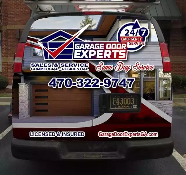 NJ Garage Door Experts Wrapped Truck